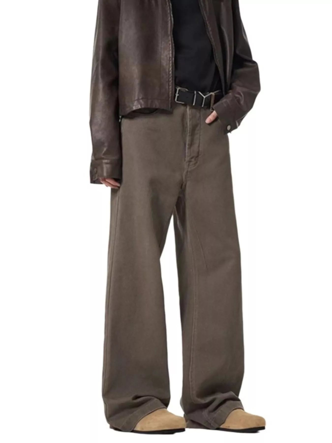 Men's Full Size Wide Leg Jeans Plus Size