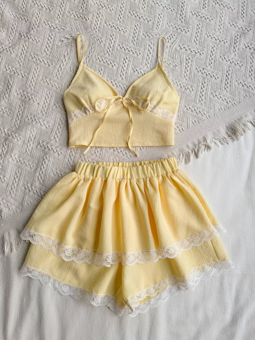 Smocked Cami and Skirt Set