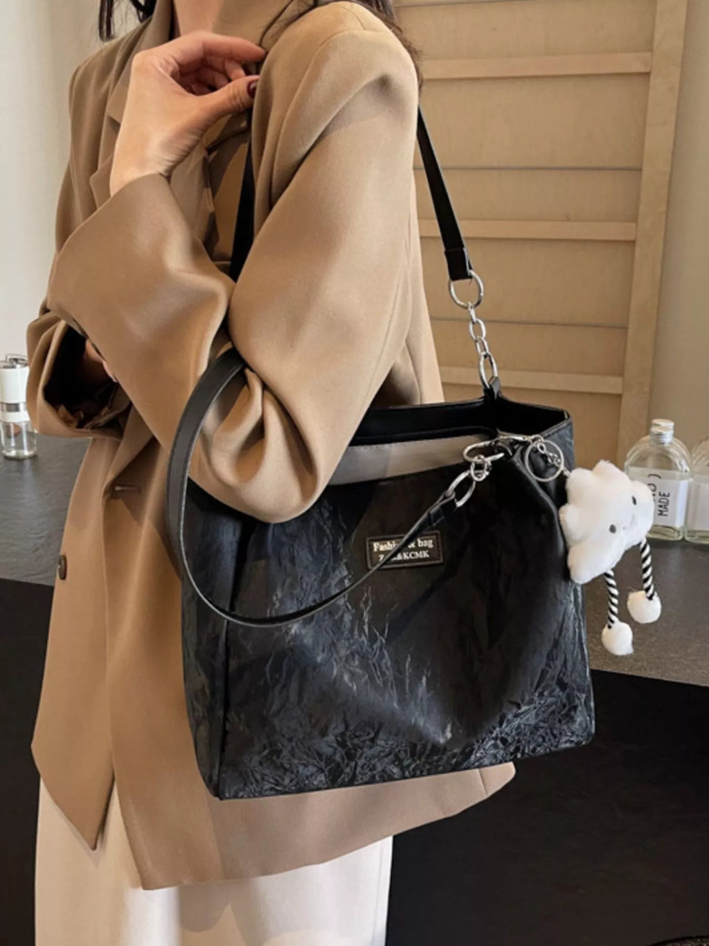 PU Leather Shoulder Bag