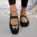 Square Toe Flats Slip-Ons