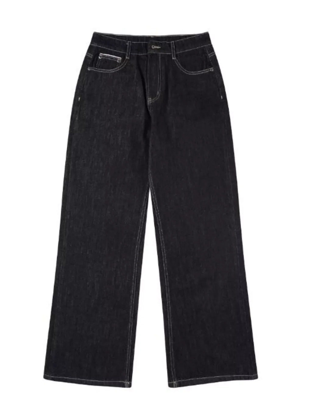 Men's Full Size Wide Leg Wash Jeans Plus Size