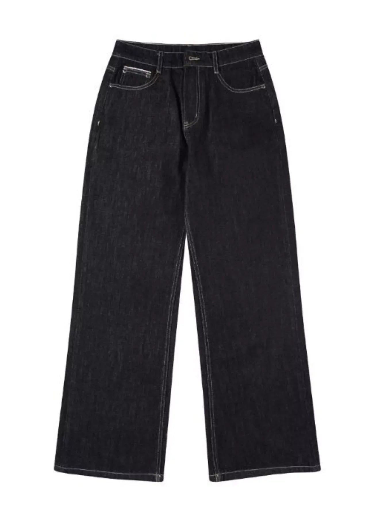 Men's Full Size Wide Leg Wash Jeans Plus Size