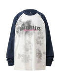 Men's Letter Raglan Long Sleeve T-Shirt