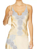 Lace Detail Cami and Skirt Set