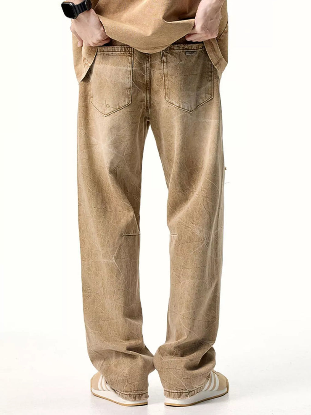 Men's Distressed Relaxed Fit Jeans