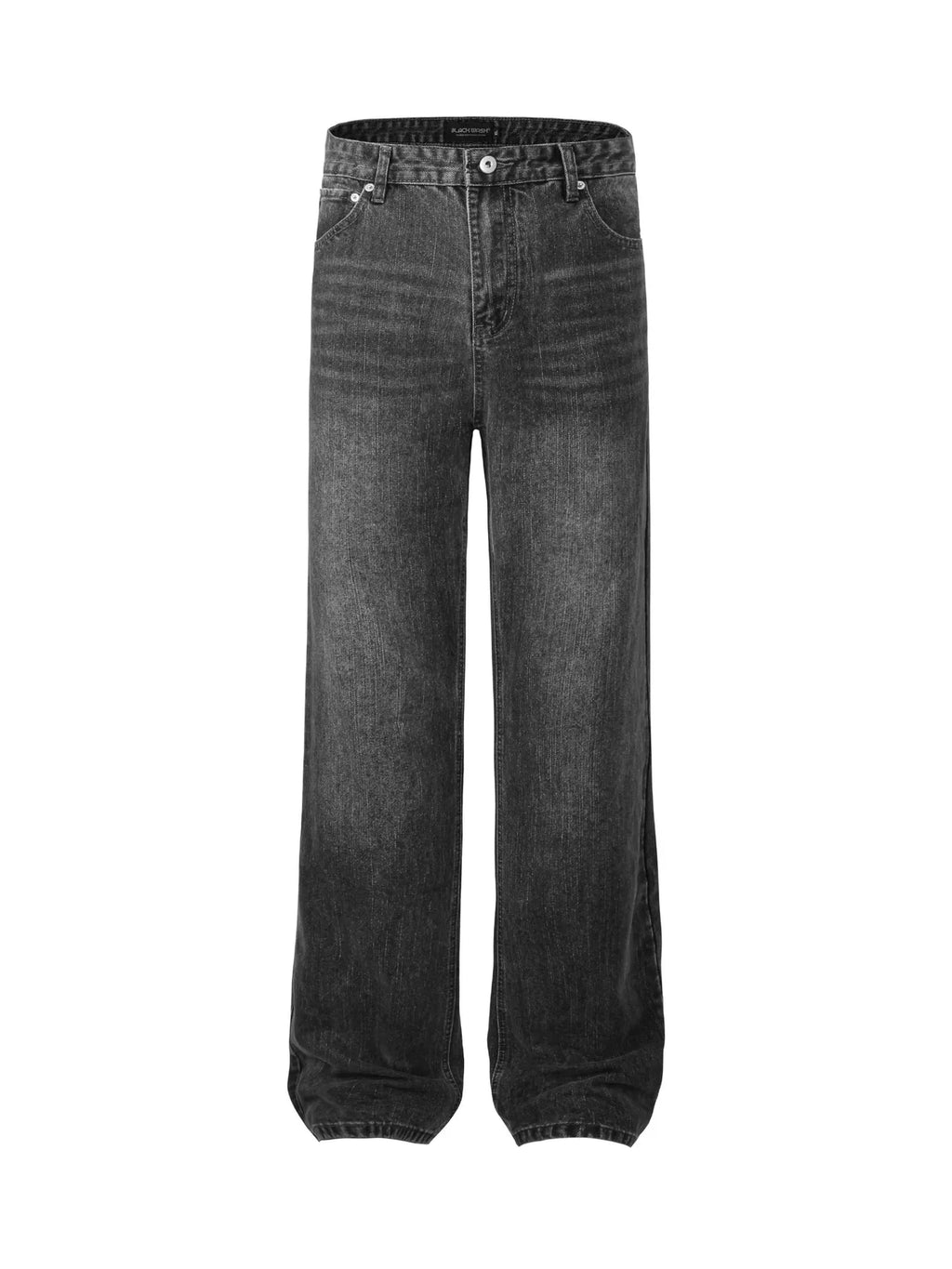 Men's Washed Wide Leg Jeans