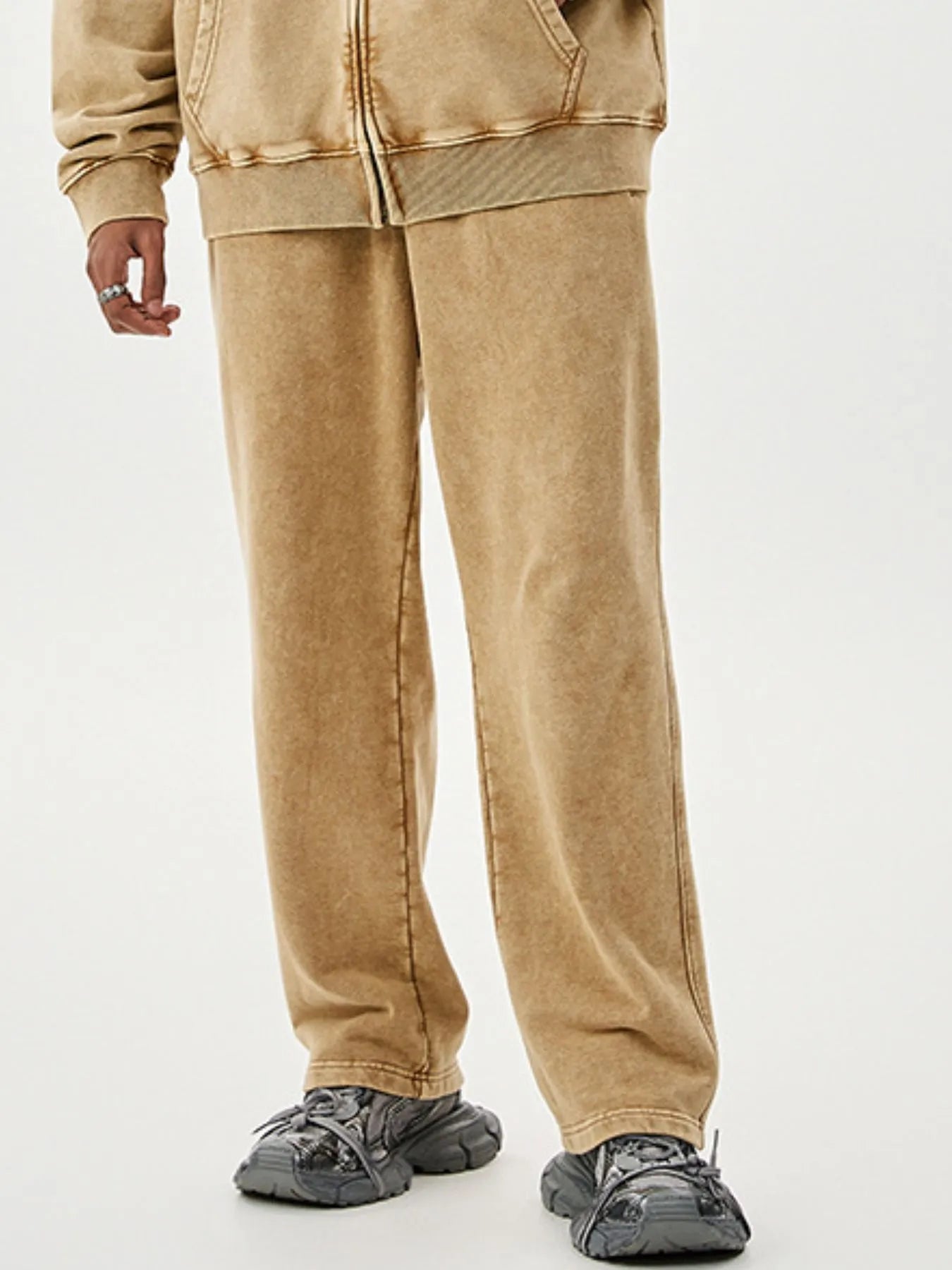 Men's Washed Relaxed Fit Sweatpants