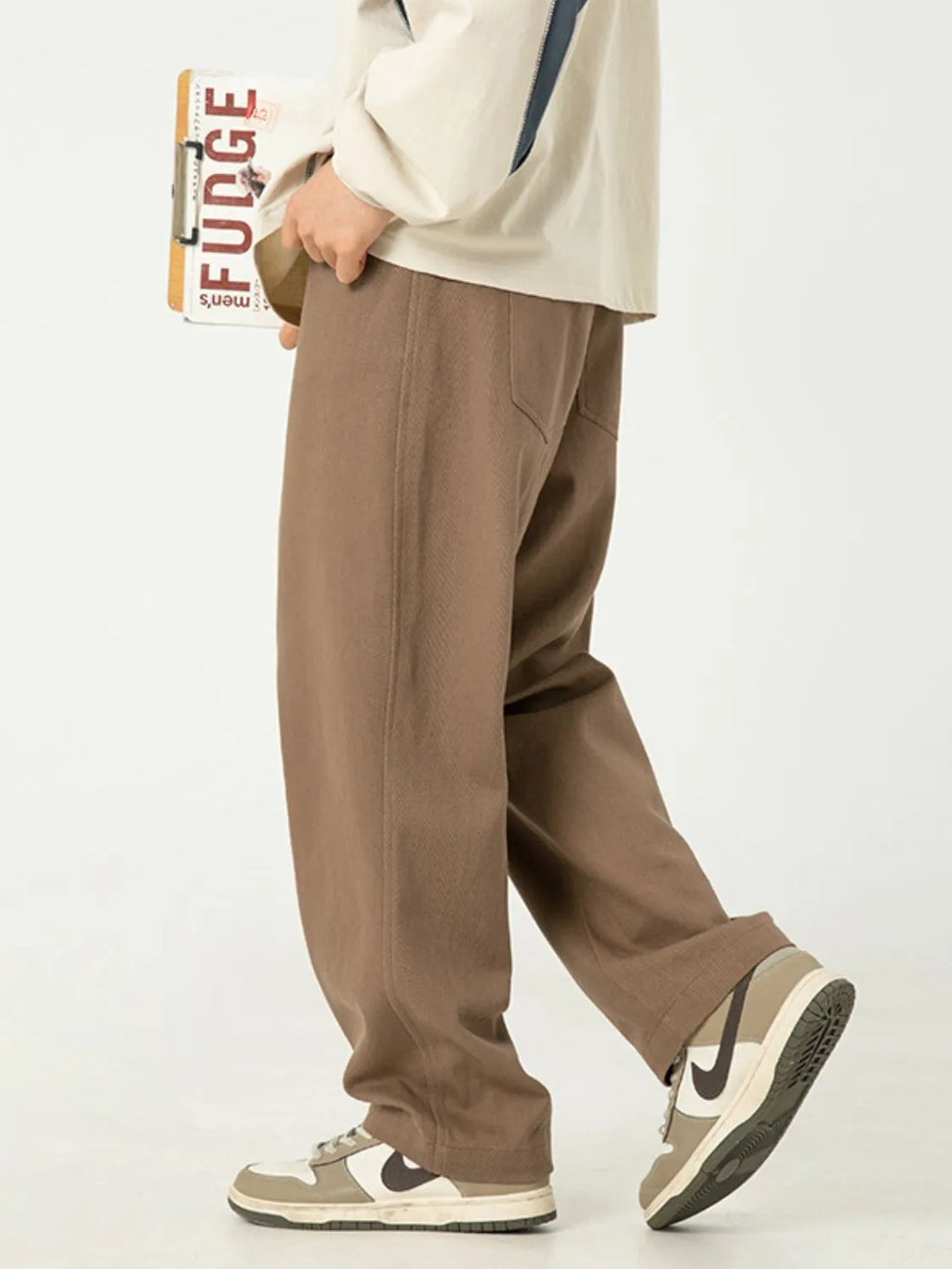 Men's Full Size Wide Leg Pants Plus Size