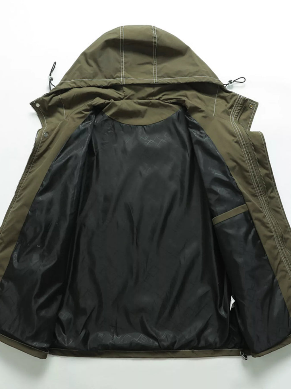 Men's Plus Size Hooded Windproof Outdoor Jacket