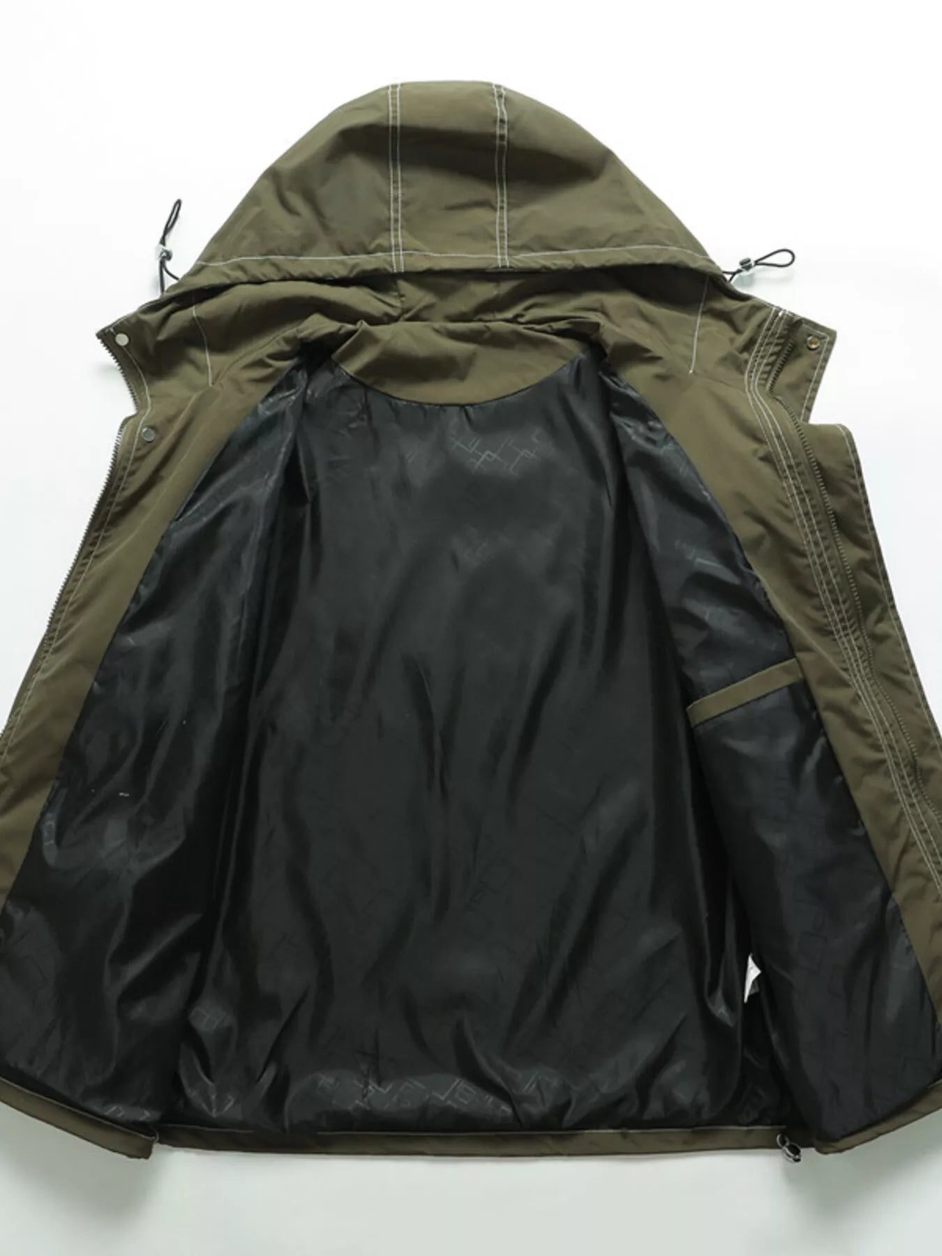 Men's Plus Size Hooded Windproof Outdoor Jacket