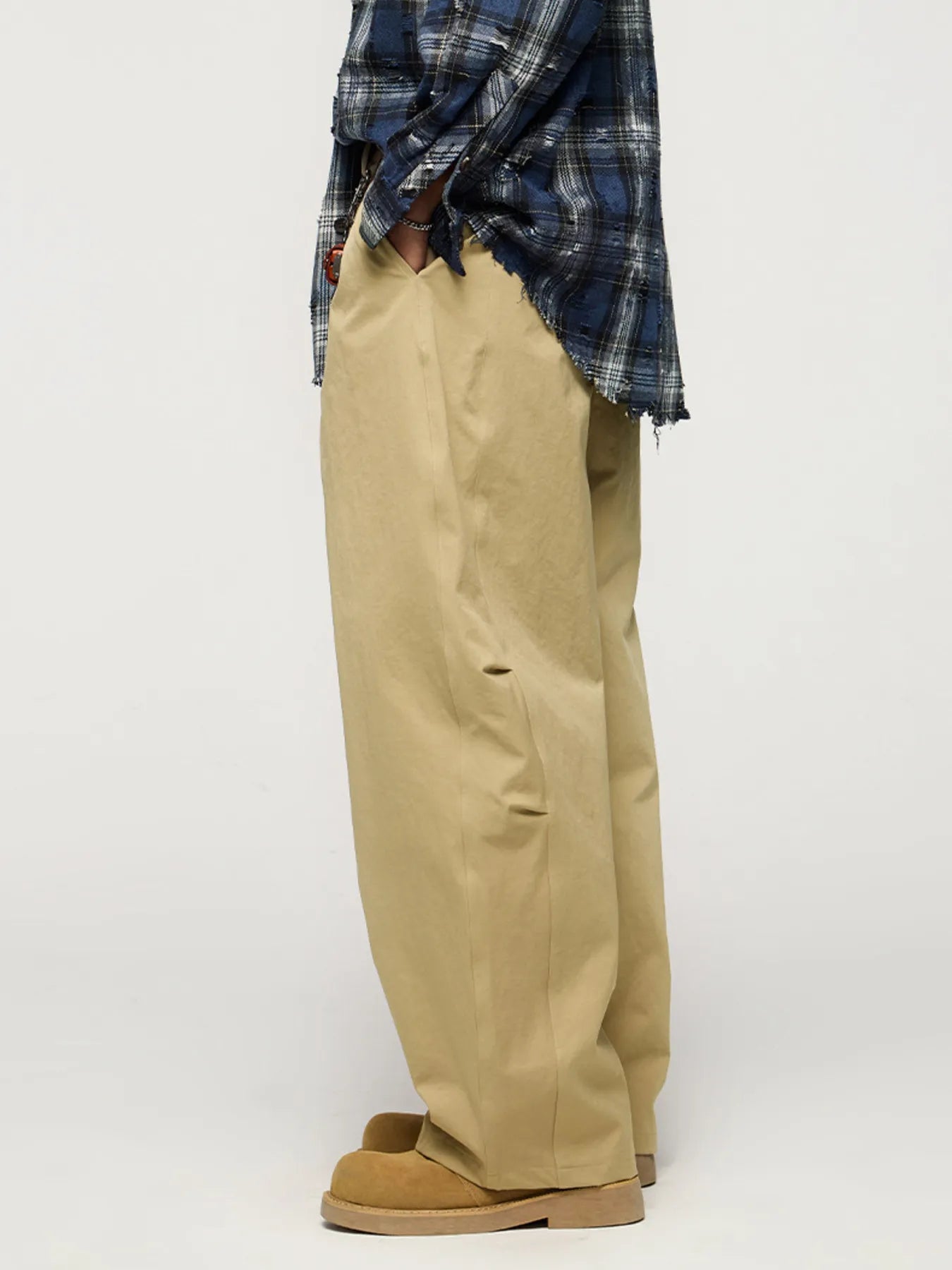 Men's Oversized Wide-Leg Pants