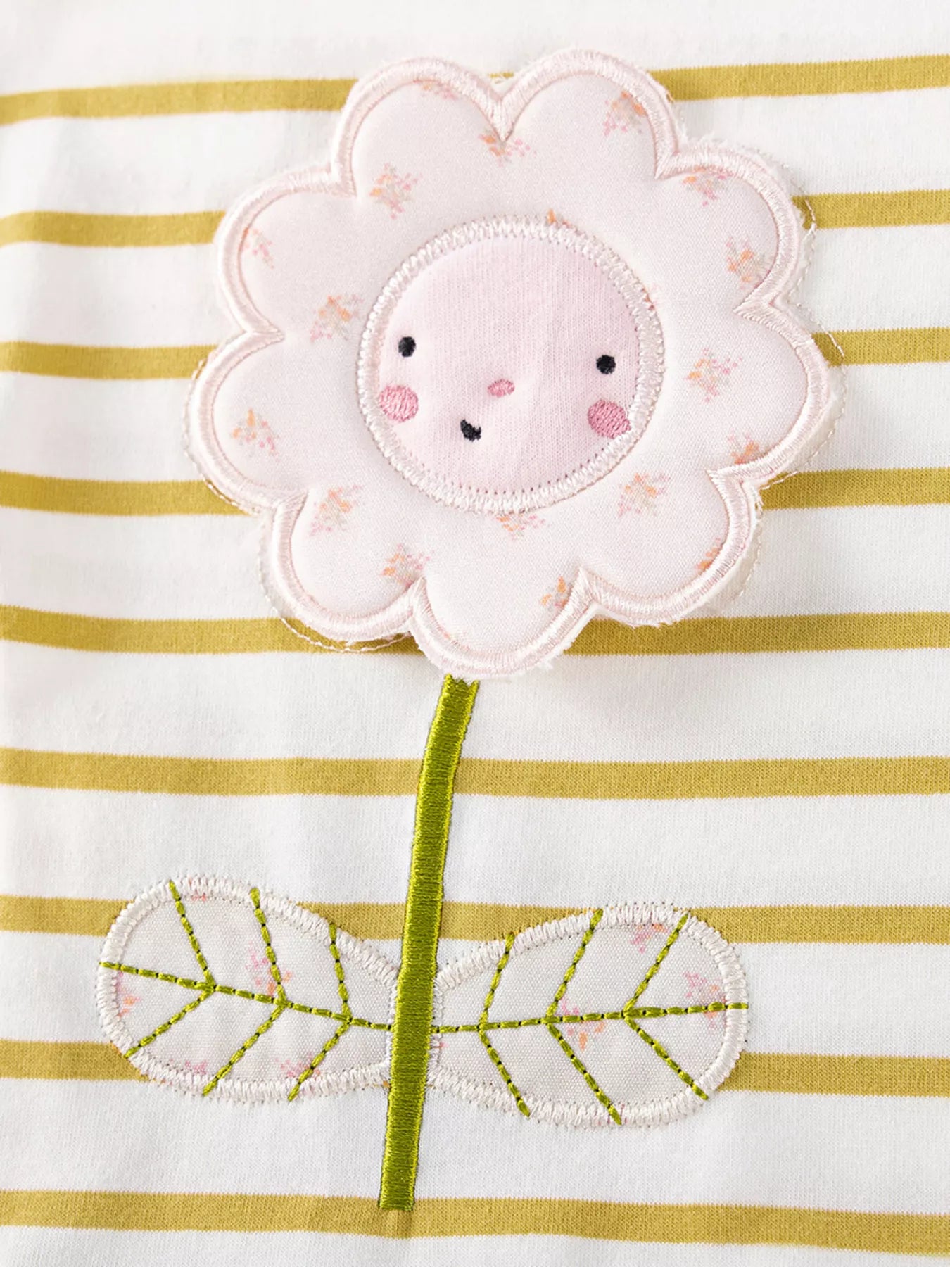 Children's Striped Top & Gingham Capri Set