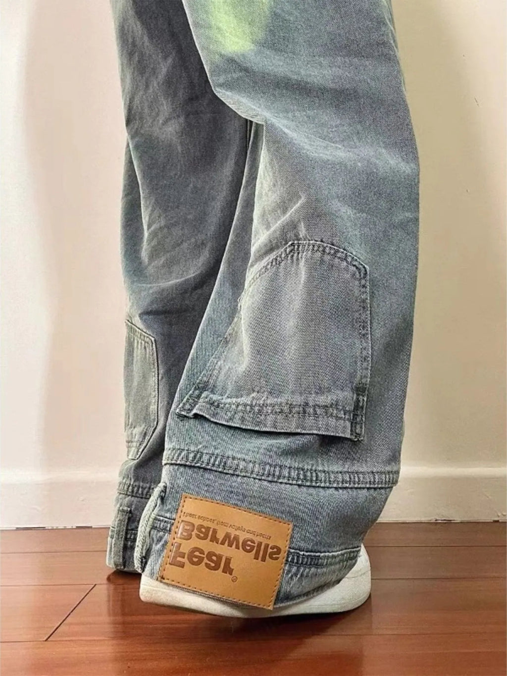 Men's Full Size Wide Leg Jeans Plus Size