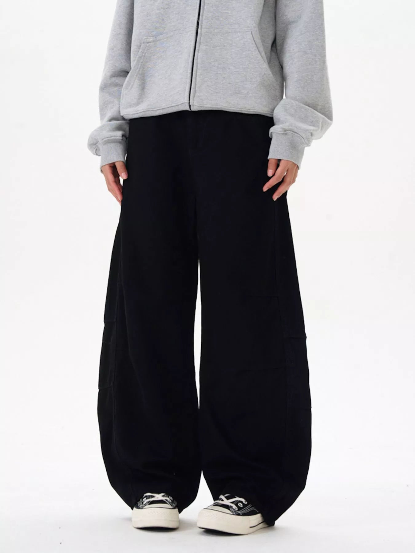 Men's Wide Leg Pocketed Pants