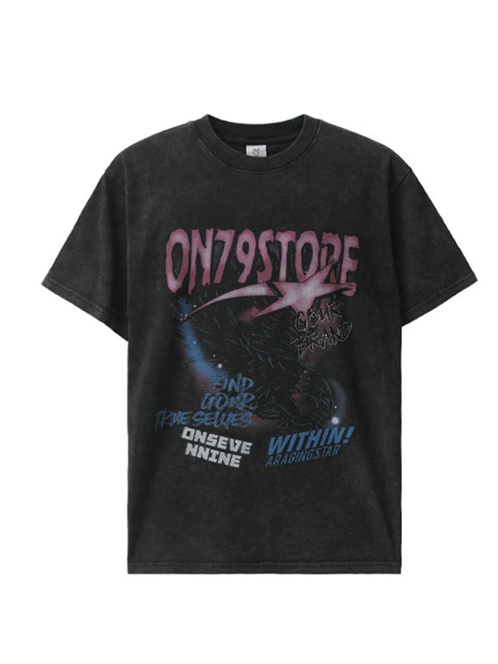 Men's Vintage Graphic Oversized T-Shirt