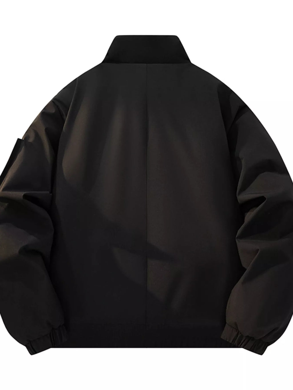 Men's Plus Size Casual Stand Collar Lightweight Bomber Jacket