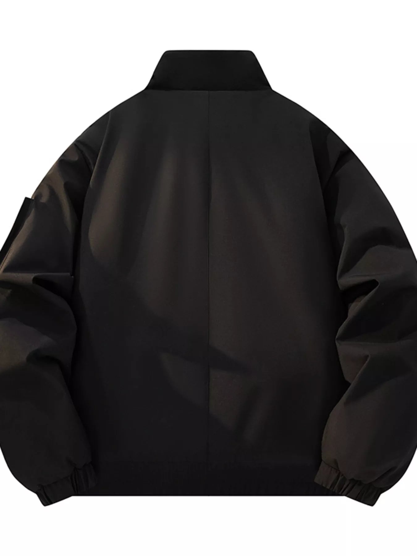 Men's Plus Size Casual Stand Collar Lightweight Bomber Jacket