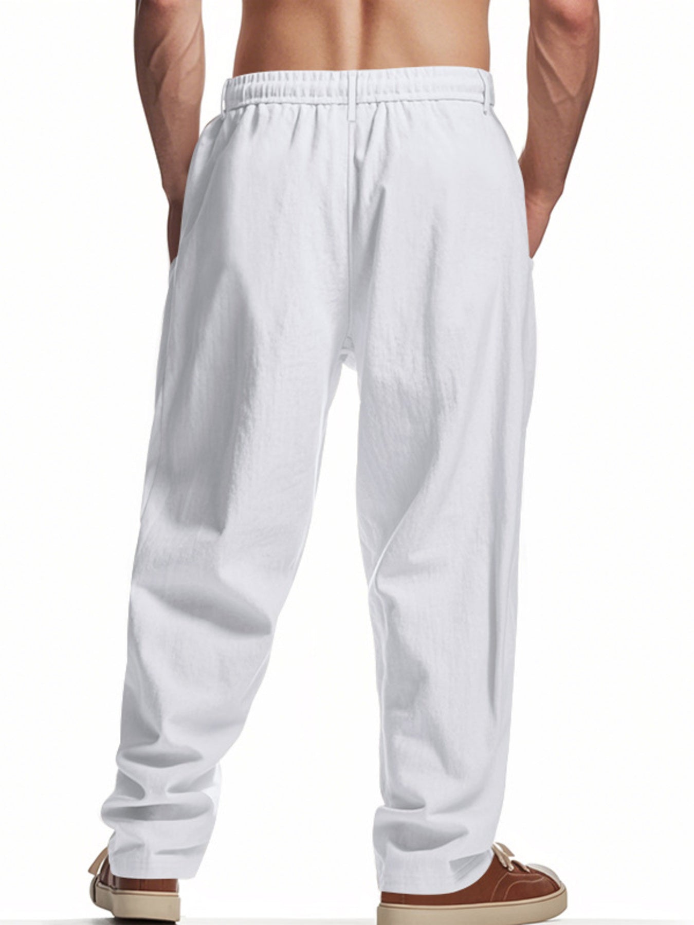Men's Full Size Drawstring Loose Fit Pants Plus Size