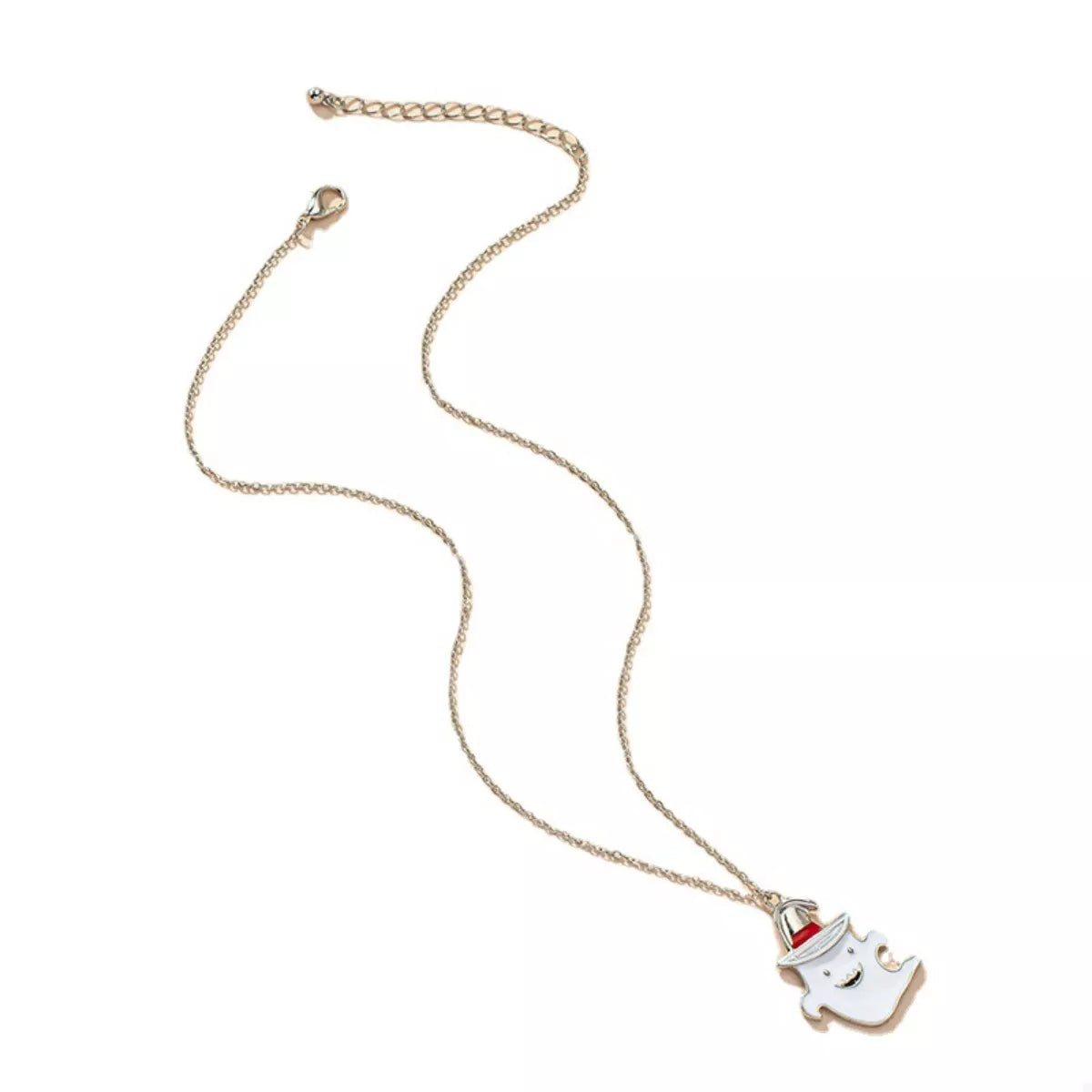 Halloween Cute Ghost Pendant Necklace