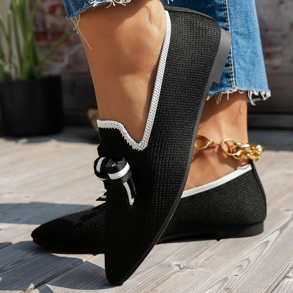 Point Toe Flats Slip-Ons