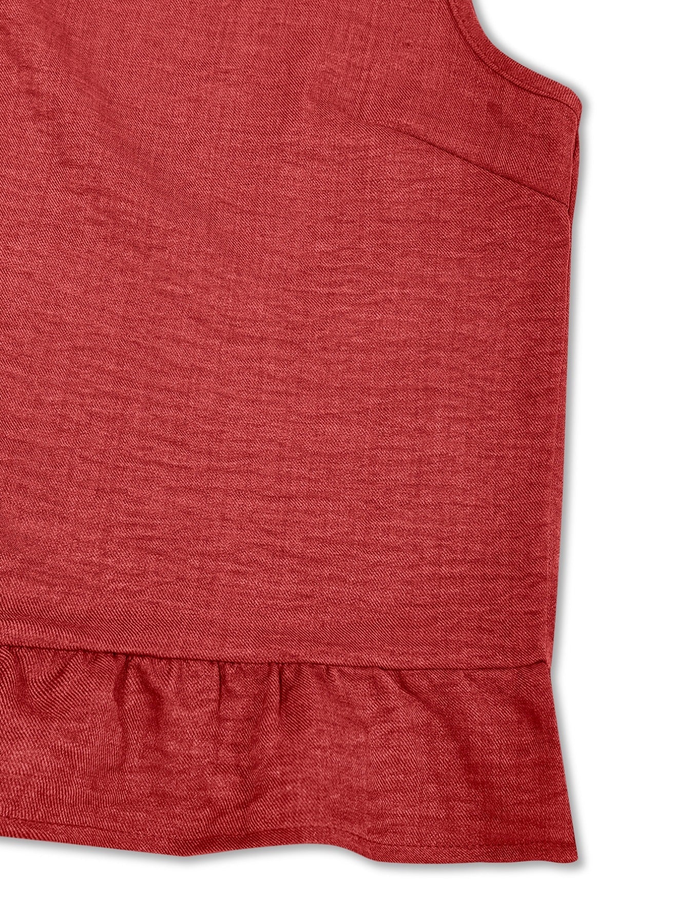 Ruffle Hem Tank and Pants Set