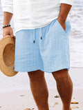 Men's Full Size Drawstring Shorts with Pockets Plus Size