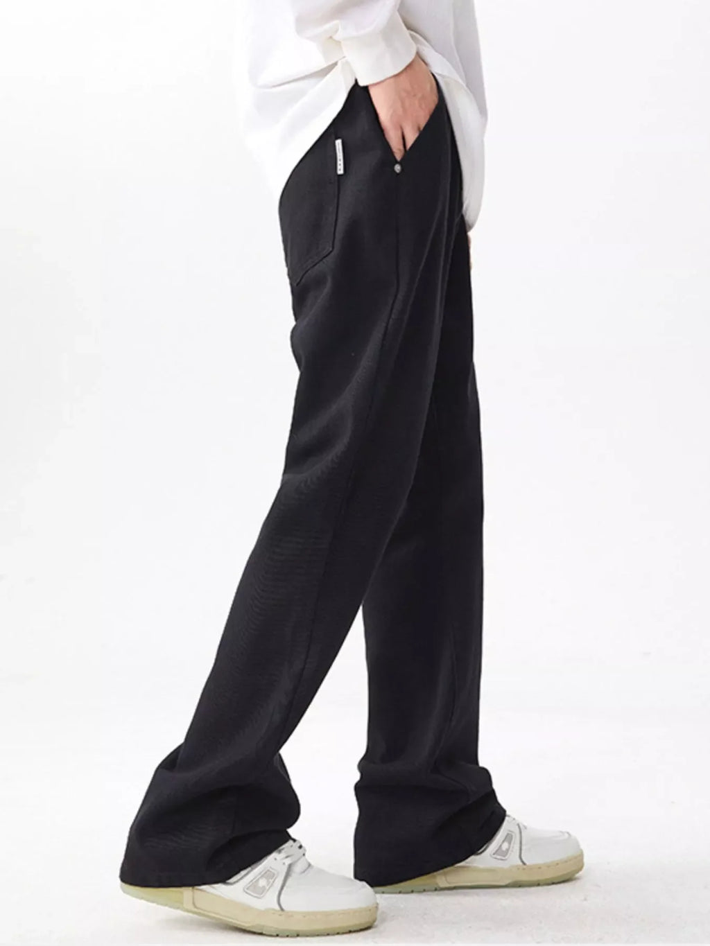 Men's Full Size Wash Wide Leg Relaxed Fit Jeans Plus Size