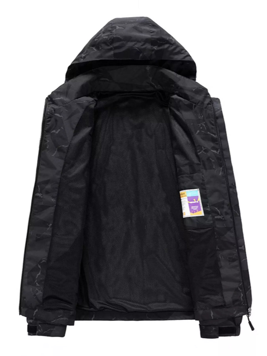 Men's Plus Size Camouflage Waterproof Outdoor Jacket