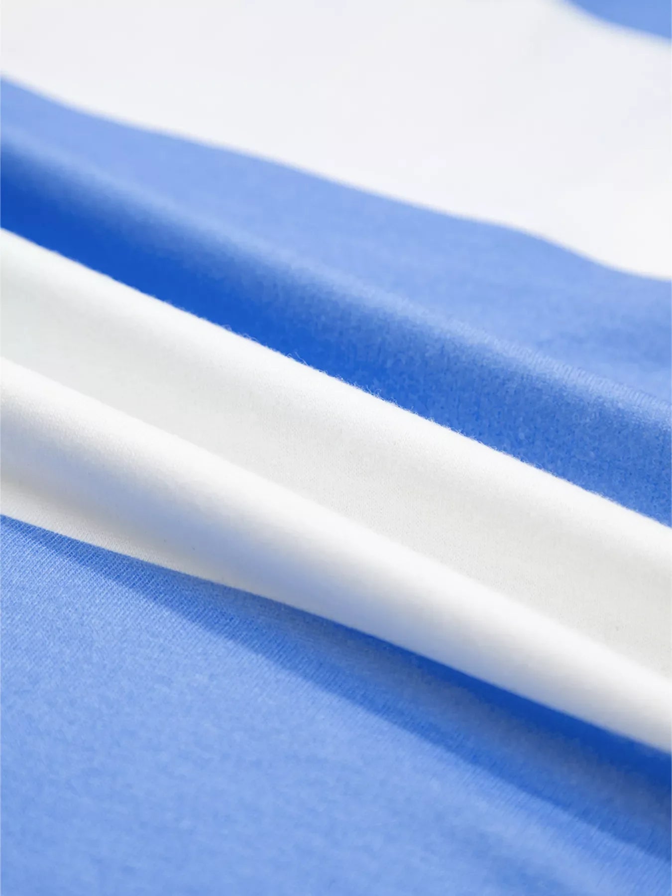 Stripe Seam Detail Half Zip Oversize Tee Casual Shorts 2pcs Set