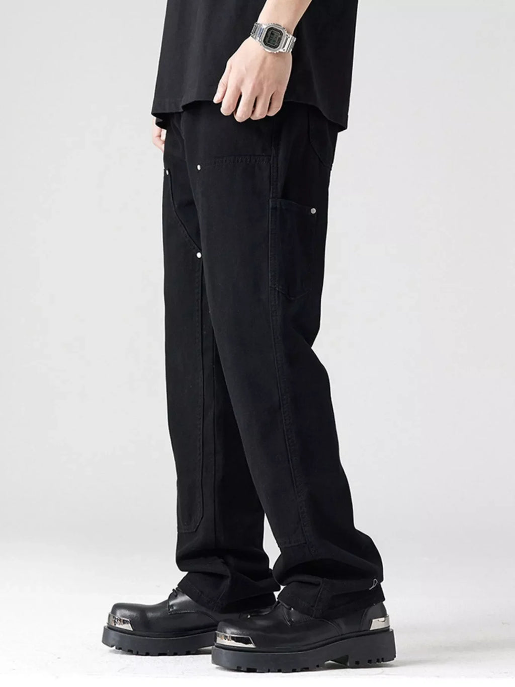 Men's Wide-Leg Relaxed Fit Jeans