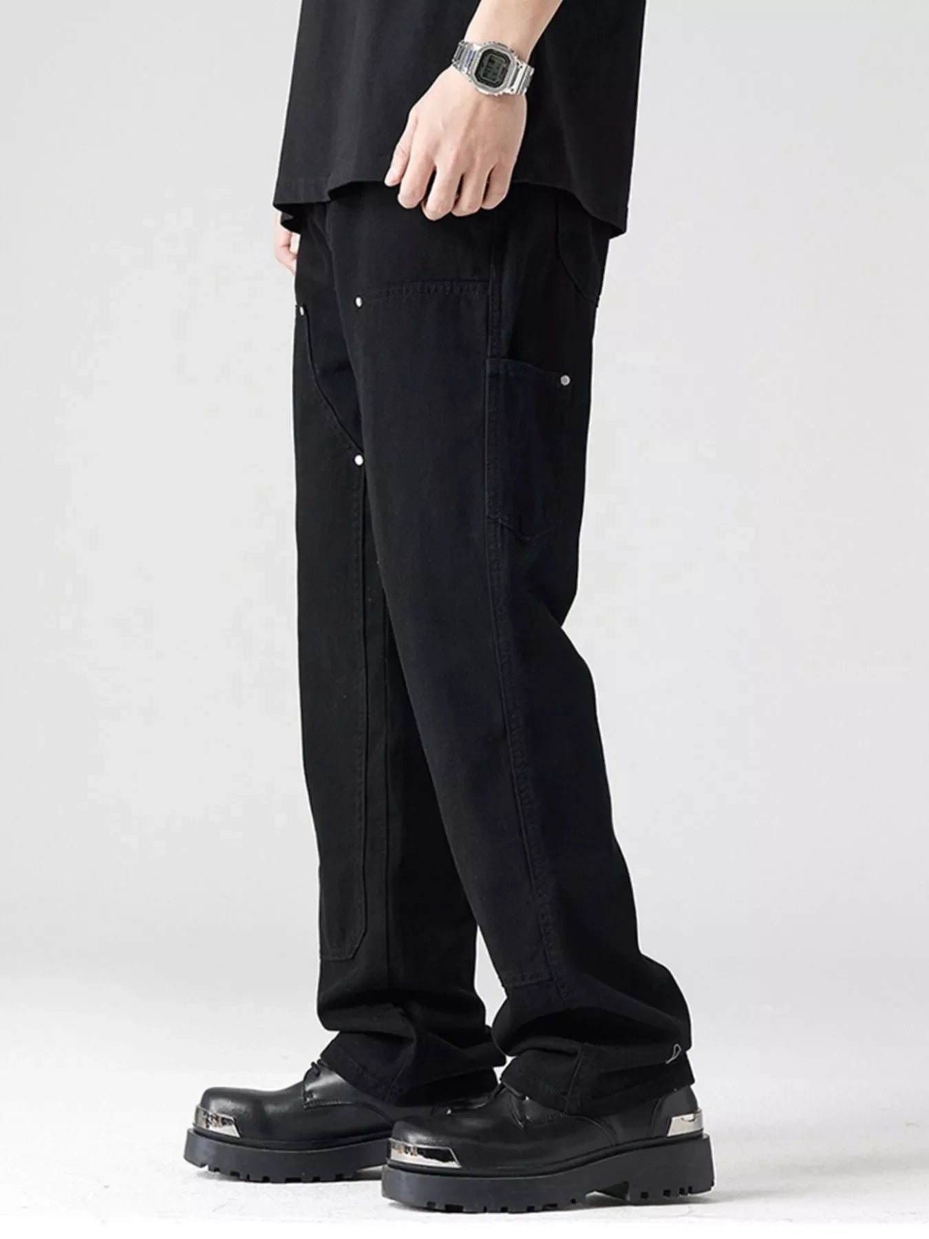 Men's Wide-Leg Relaxed Fit Jeans