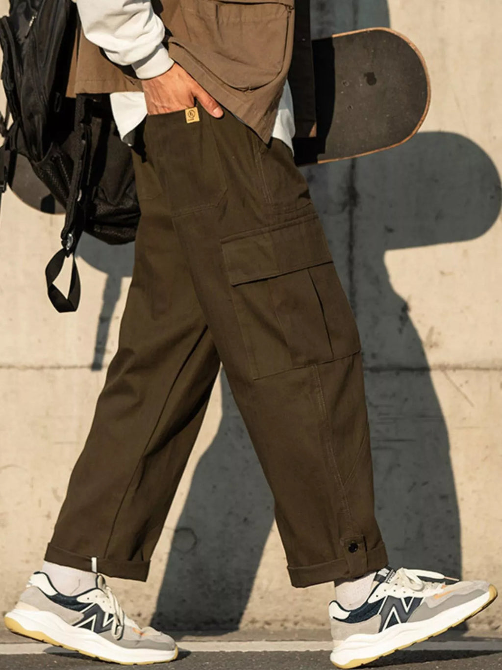 Men's Plus Size Casual Loose Fit Cargo Pants