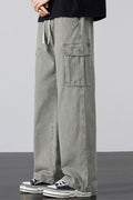 Men's Plus Size Drawstring Loose Fit Cargo Pants