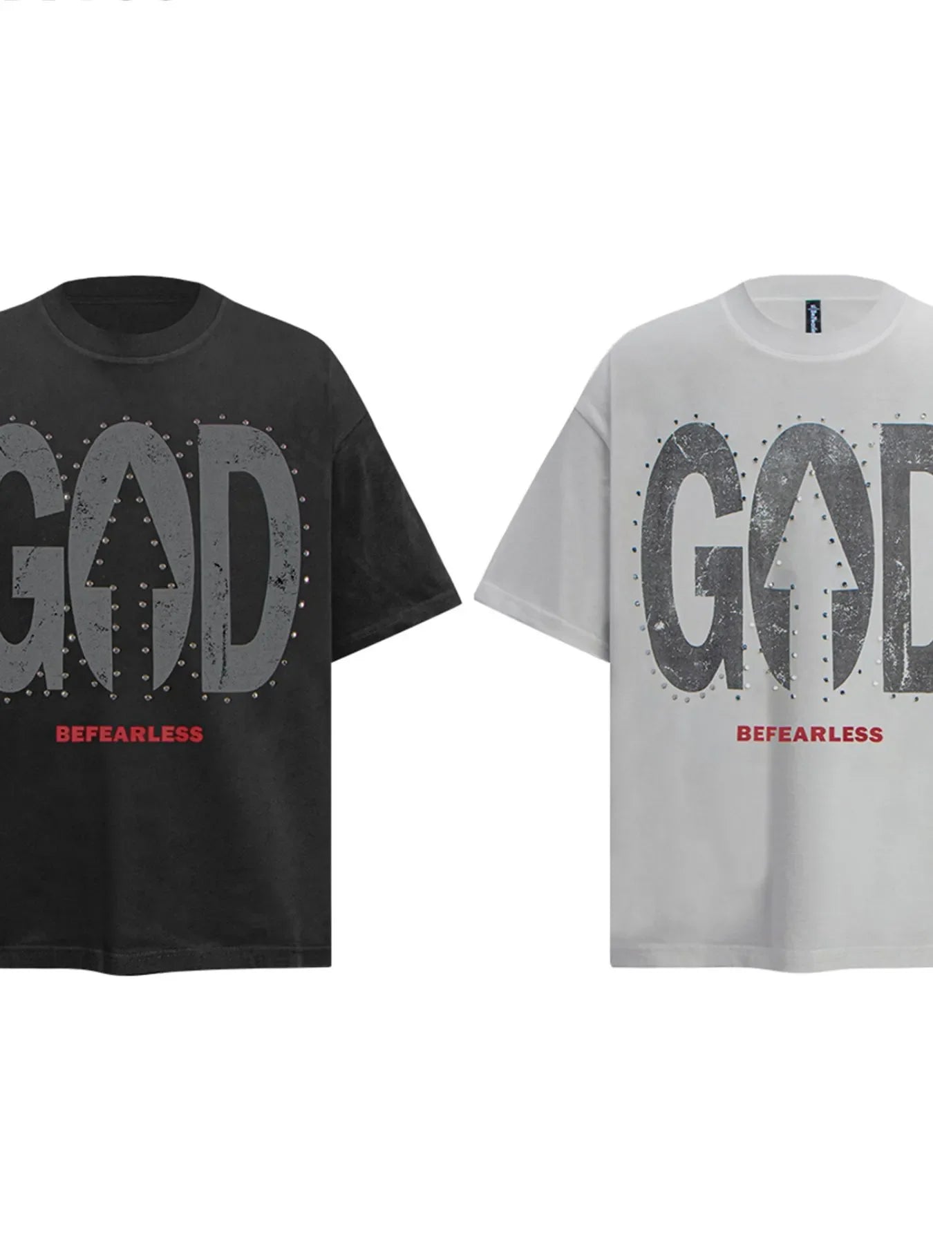 Men's Oversized Letter Graphic T-Shirt