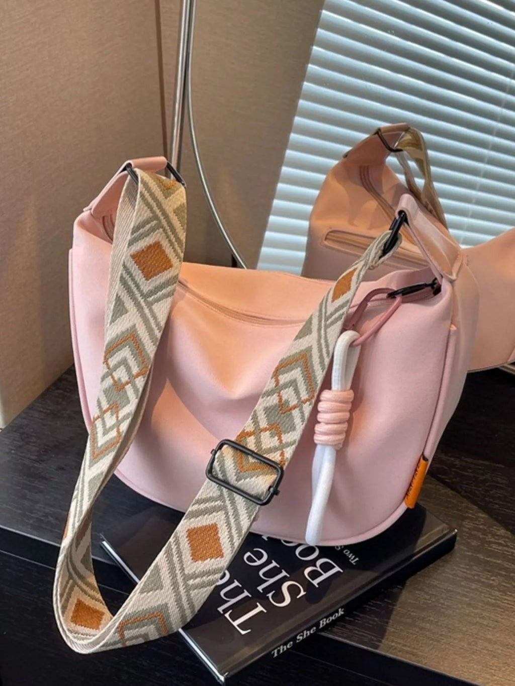 Woven Strap Crossbody Bag