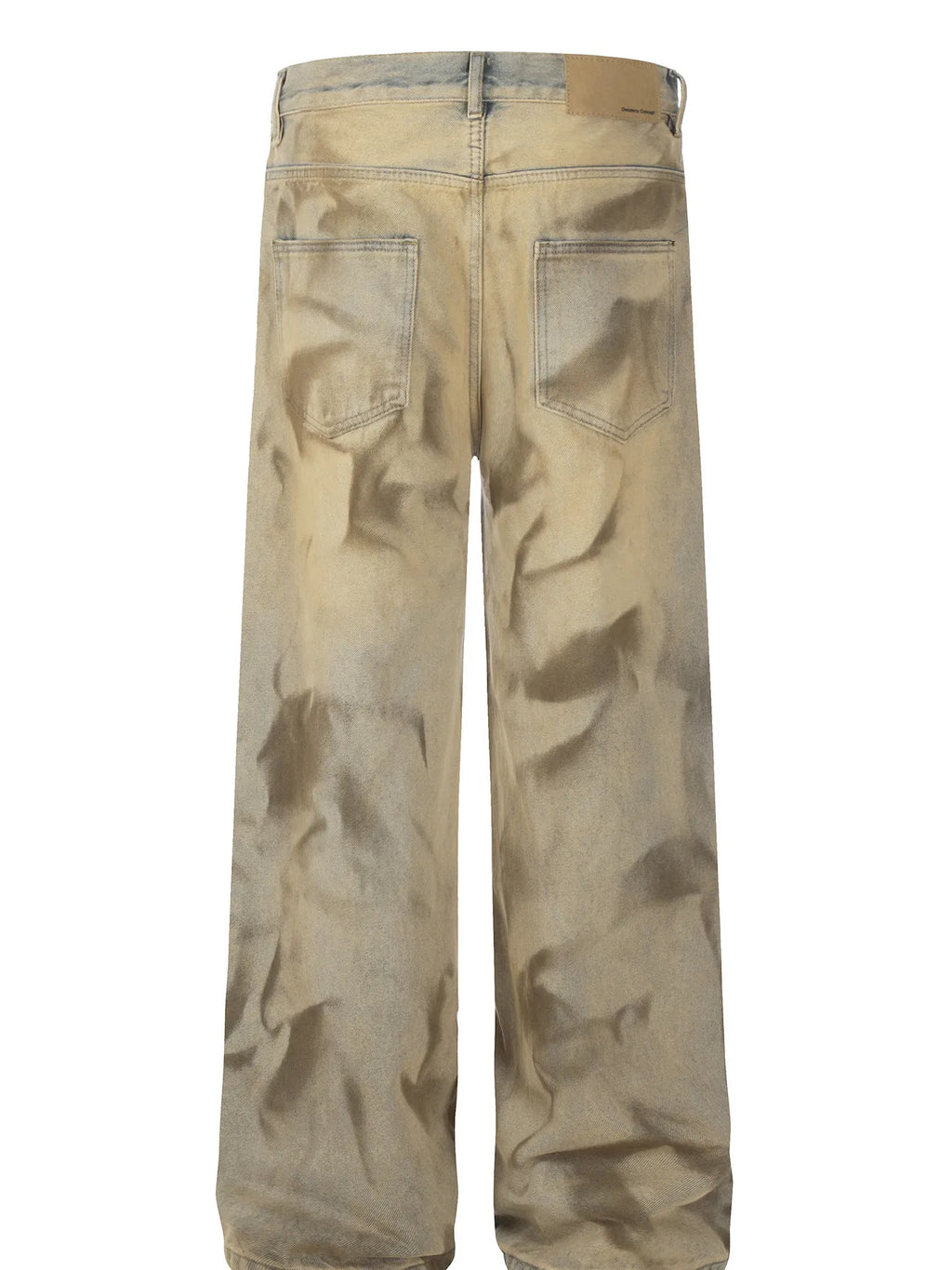 Men's Vintage Wash Wide-Leg Jeans
