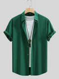 Men's Button Up Short Sleeve Shirt