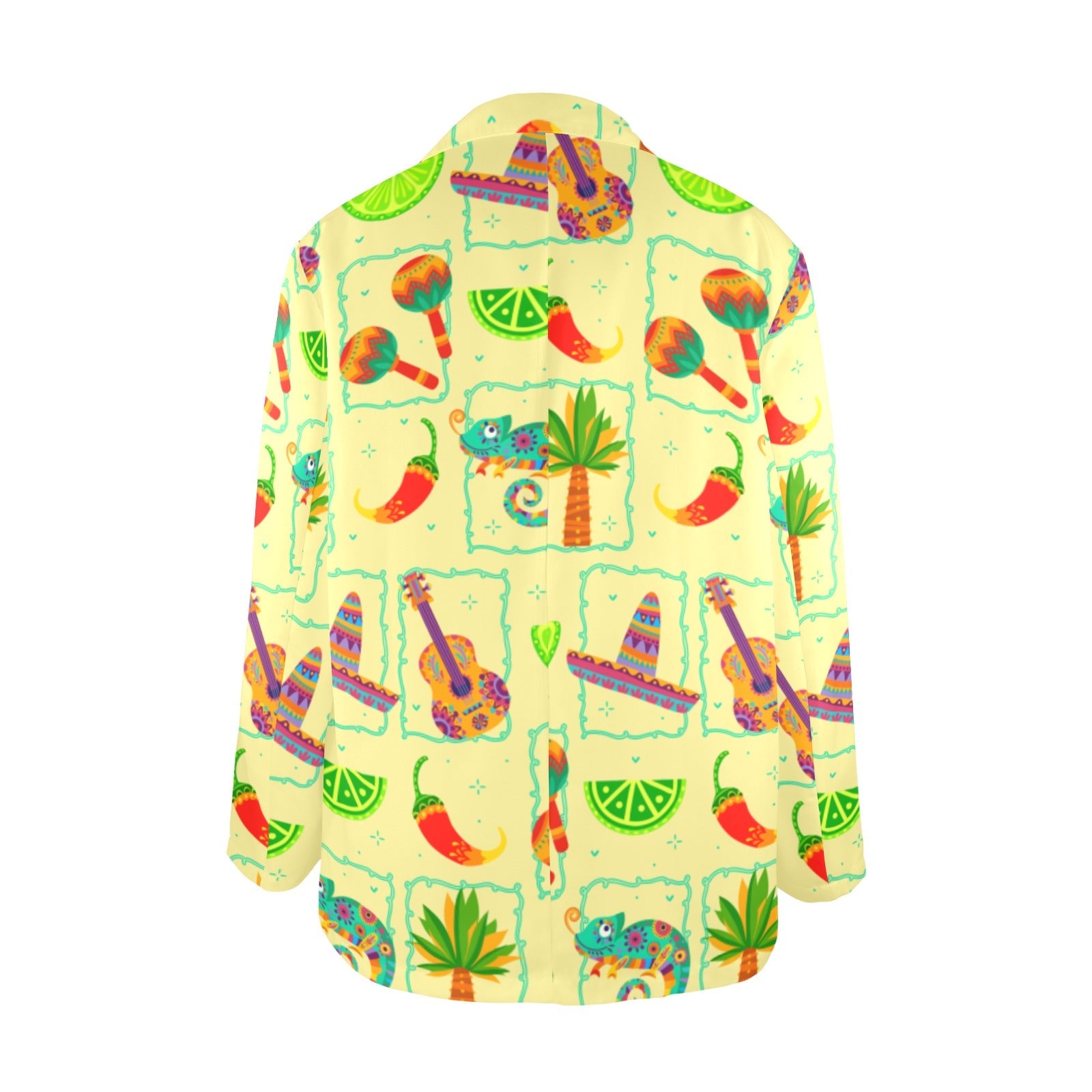 Baha Ranch Colores De Mexico Festival Blazer Women's Blazer