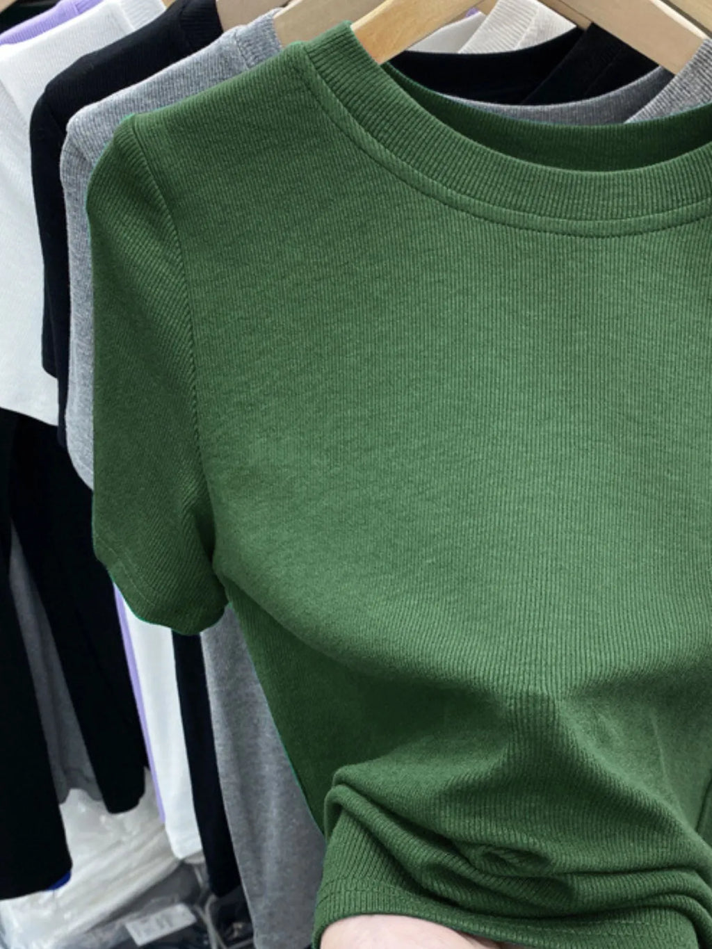 Crew Neck Short Sleeve T-Shirt