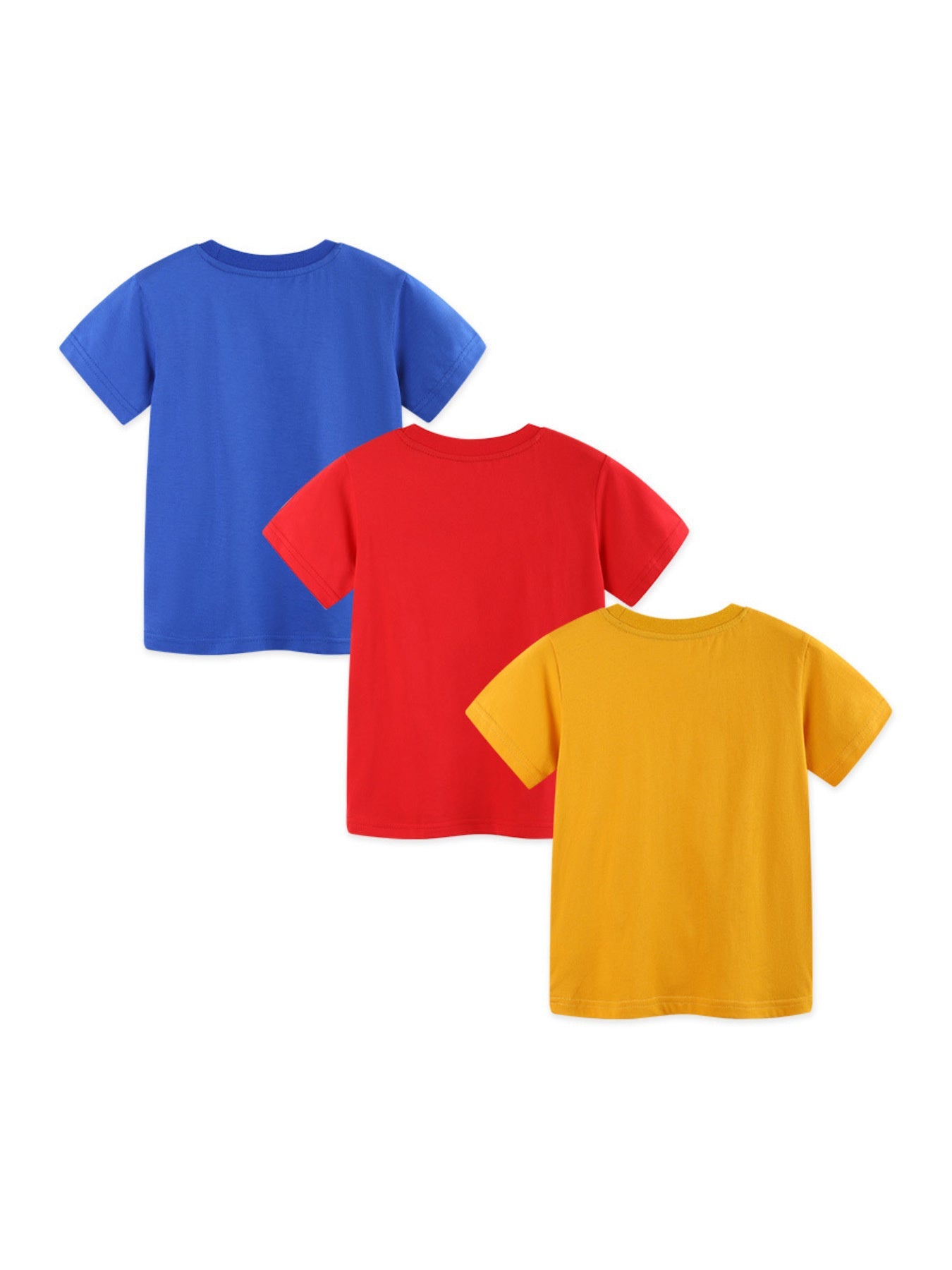 Children's Animal Print Crew Neck T-Shirt Set