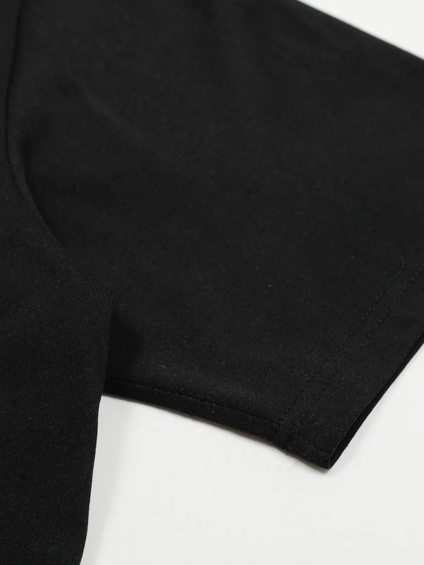 Men's Round Neck Embroidered Letter T-Shirt