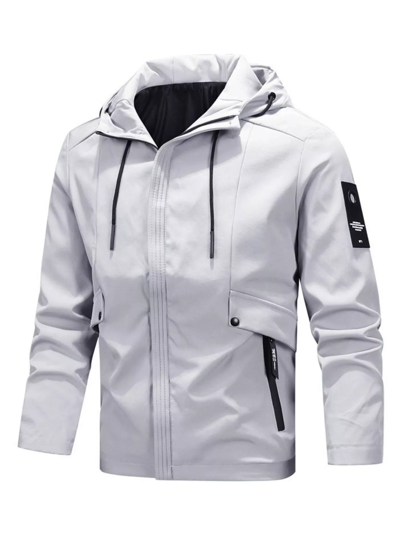 Men's Plus Size Casual Hooded Windproof Jacket