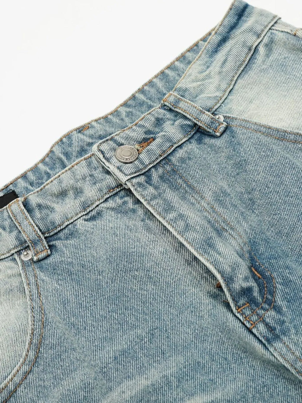 Men's Washed Wide Leg Baggy Jeans