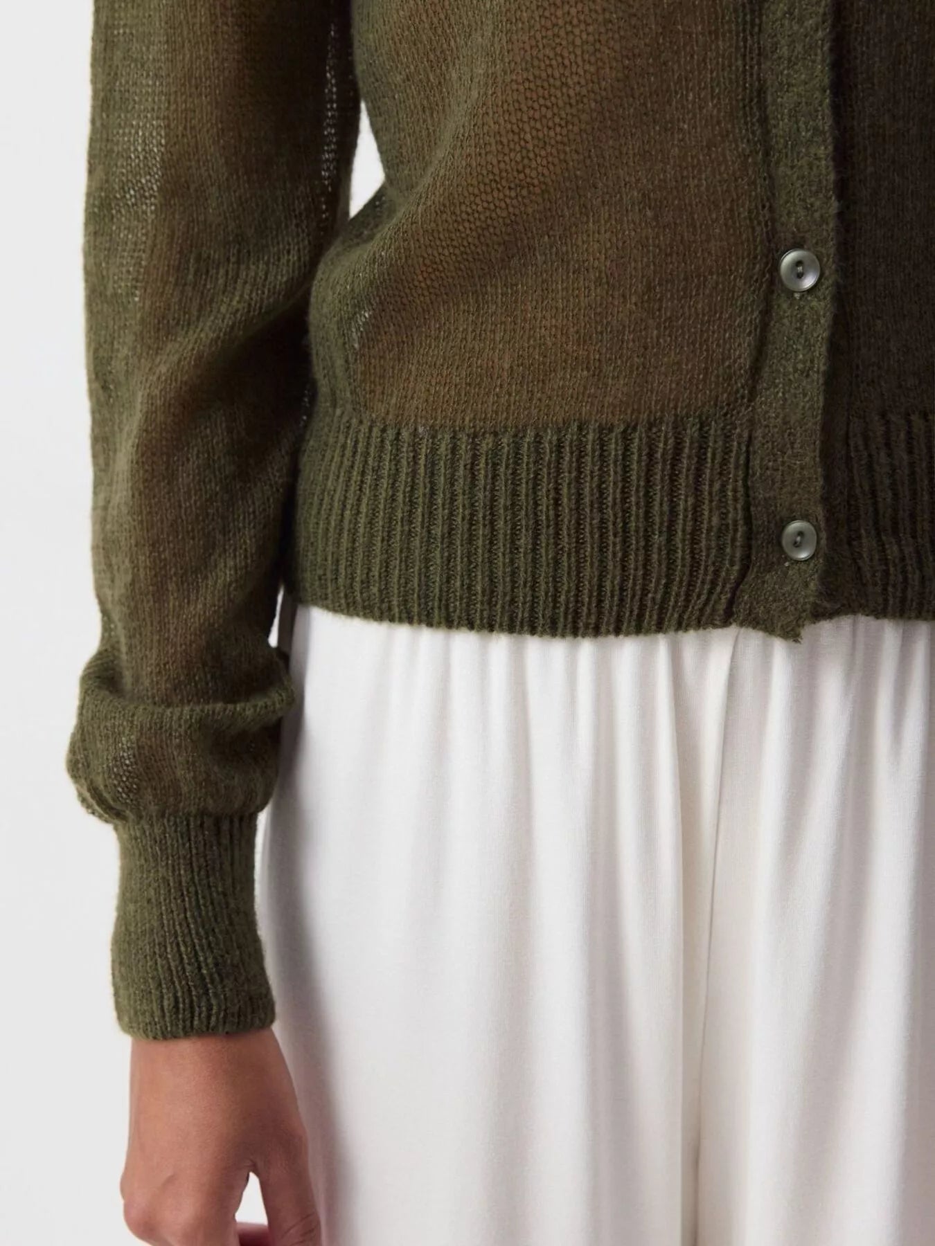 Button Up Long Sleeve Cardigan