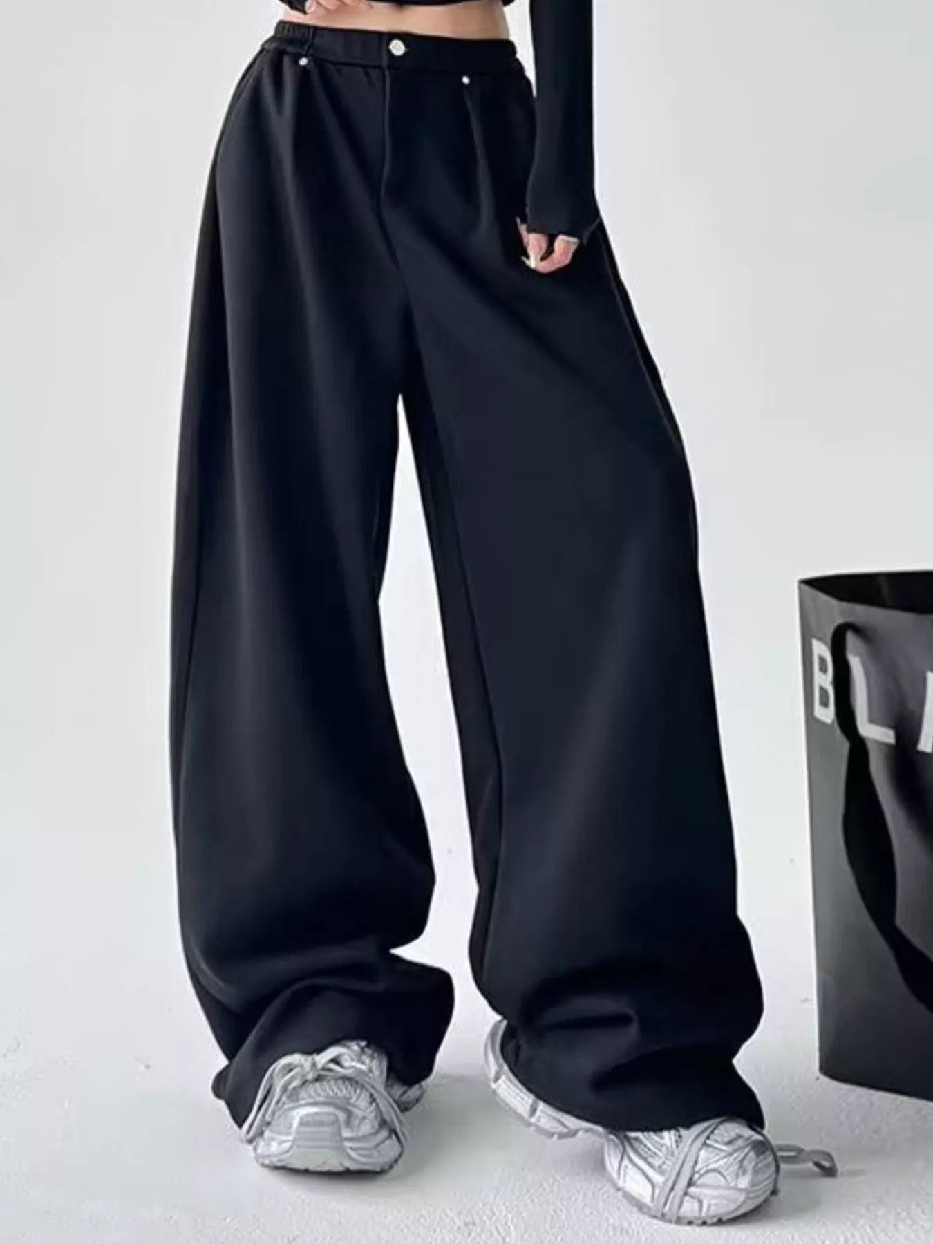 Men's Casual Wide Leg Pants