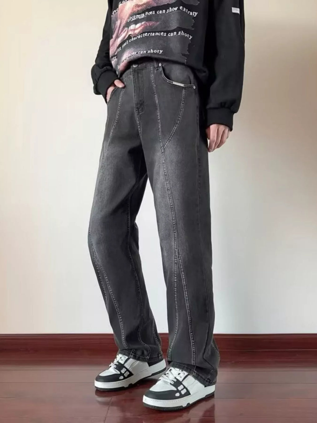 Men's Full Size Loose Fit Jeans Plus Size
