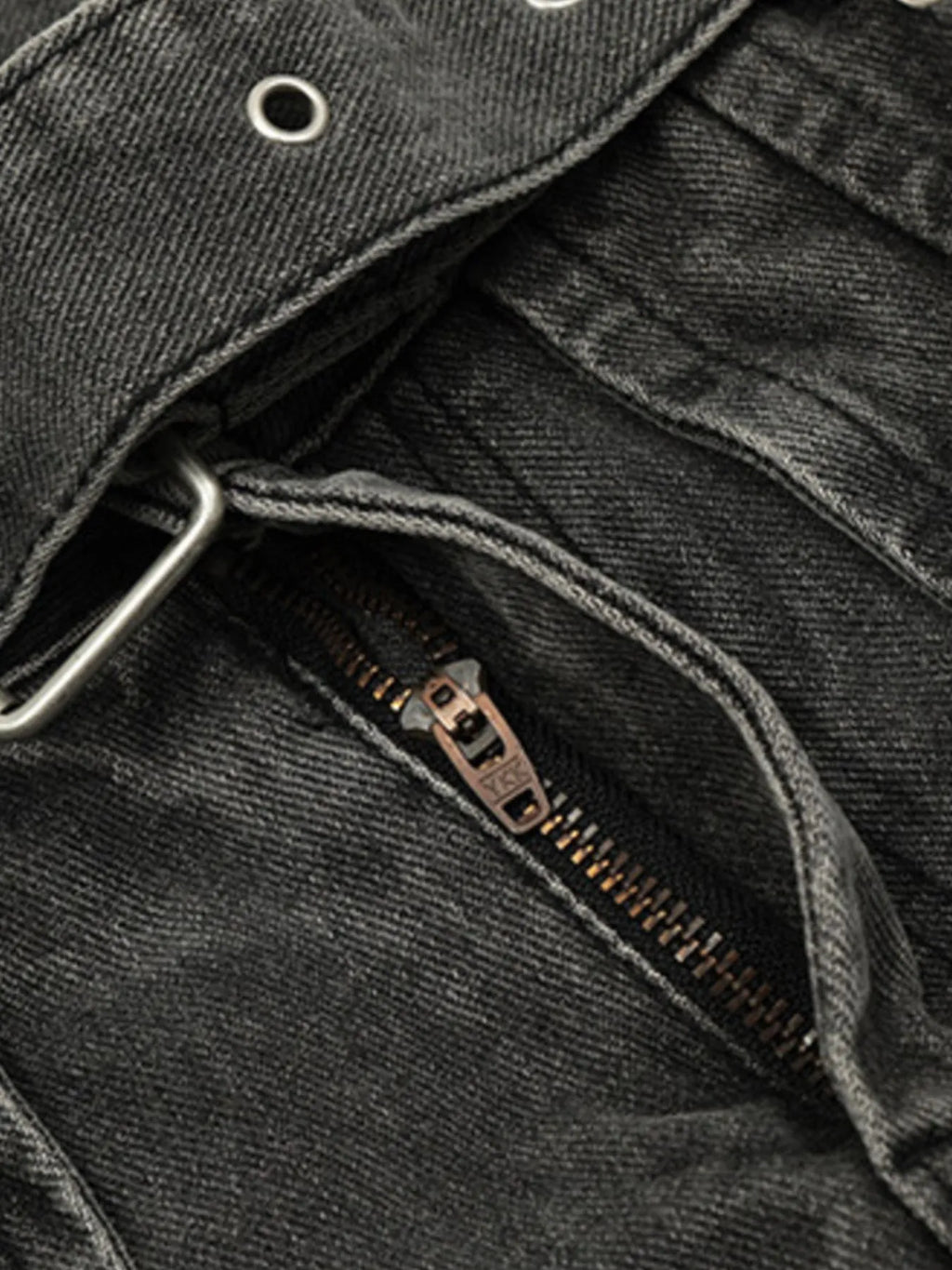 Men's Washed Wide-Leg Baggy Jeans