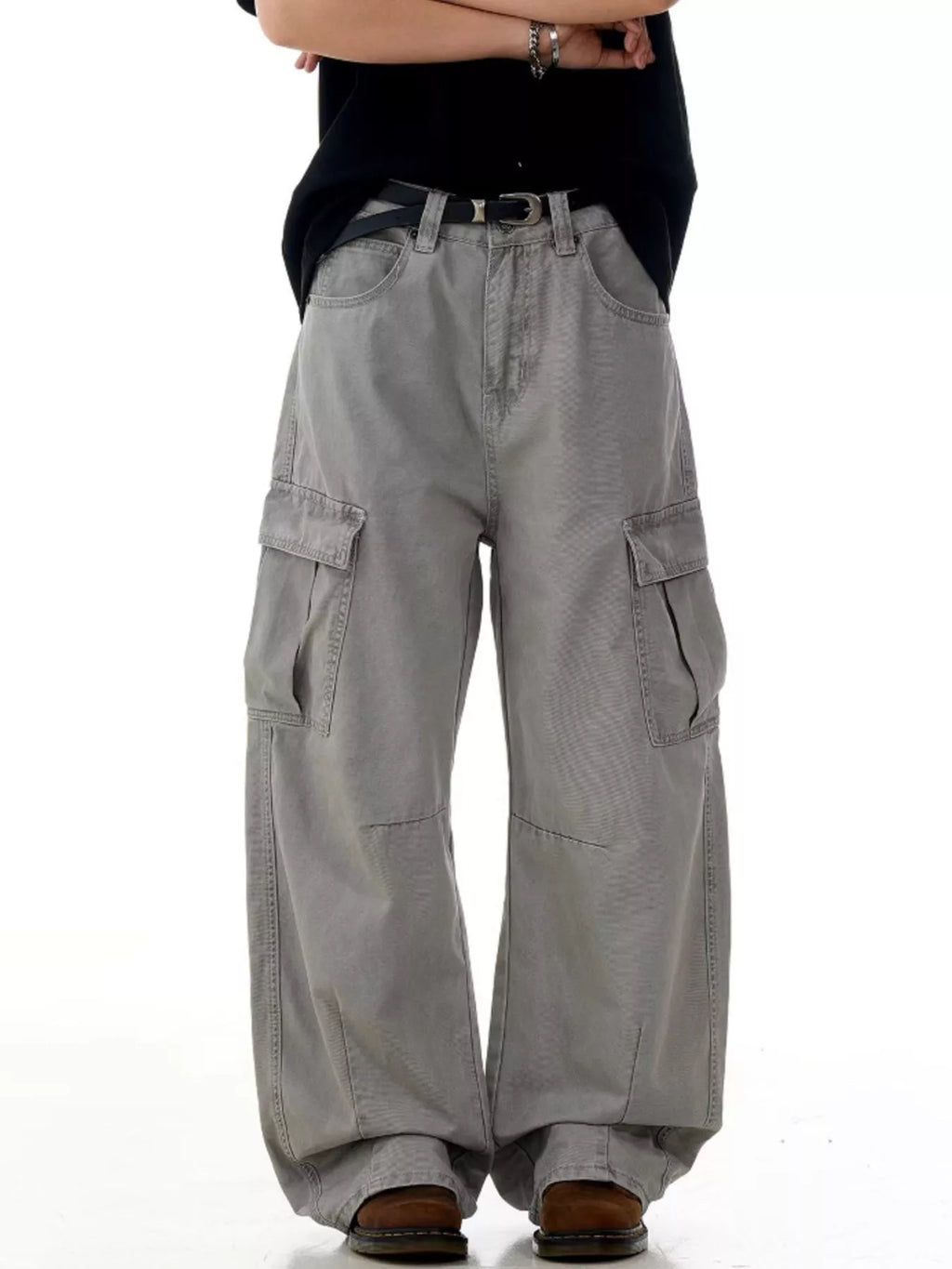 Men's Vintage Wide Leg Cargo Pants