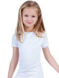 MaRe Premium Quality 100% Brushed Cotton Girl's Short Sleeve T-Shirt. Proudly Made in Italy (371)