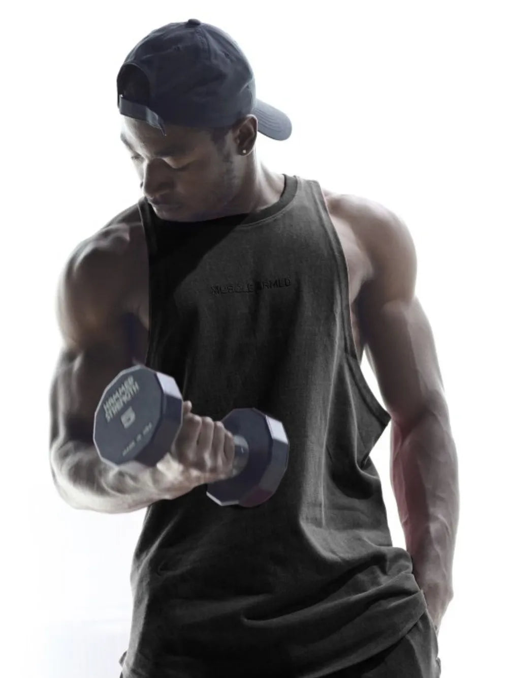 Men's Plus Size Round Neck Tank